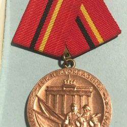 CO springs German WWII Bronze Medal For Combat Groups Of Working Class 
