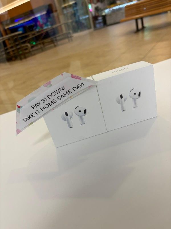 Apple Airpods 4 Brand New Headphones - Pay $1 today and the rest later!!