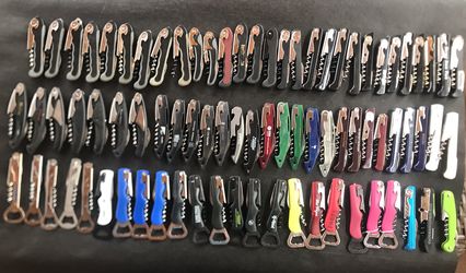 Various  Corkscrew/bottle Openers, Weighs 14.7 lbs (Qty 82)