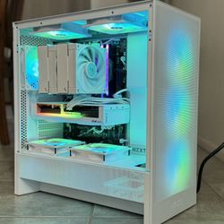 CHRISTMAS DEALS!! White Gaming PC | i5-14600K + Intel Arc B580 + 32GB DDR5 + 2TB NVMe | 200+ FPS on Fortnite | $1099