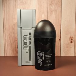 💥 JF9 Chrome by JAFRA – Perfume + Deodorant Set · $35