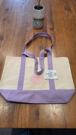 Trader Joe's Lavender Tote Bag - Large