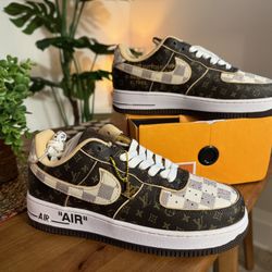Air Force 1 Low, Louis Vuitton Monogram Brown Damier 