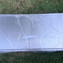 Outdoor Kitchen Door, 21x42 Inch 304 Stainless Steel BBQ Access Door, Double Steel Door for Outdoor Grill Island