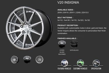 20”’22” Staggered verde wheels for sale 🔥 TIRE GUYS 🔥