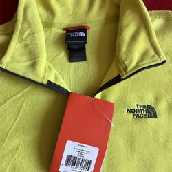 THE NORTH FACE UPF 30 FLEECE YELLOW PULLOVER SWEATER MENS XL 