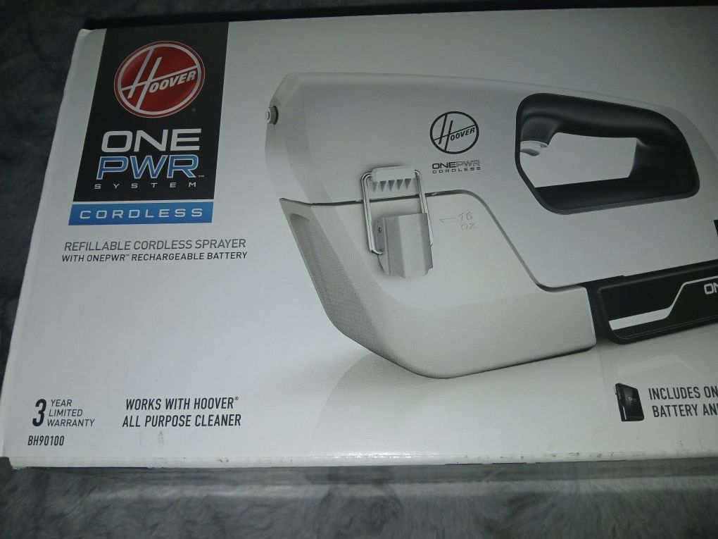 Hoover Cordless Refillable Sprayer