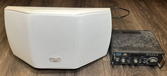 Speaker & Amplifier For Sale 