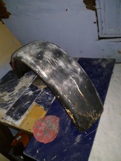 Vintage trailer fender