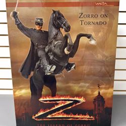 Zorro on Tornado The Legend of Zorro Dark Horse Figure Statue Weta Collectibles