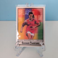 2025 UD Goodwin champions Kika Nazareth splash of color bounty *unscratched*