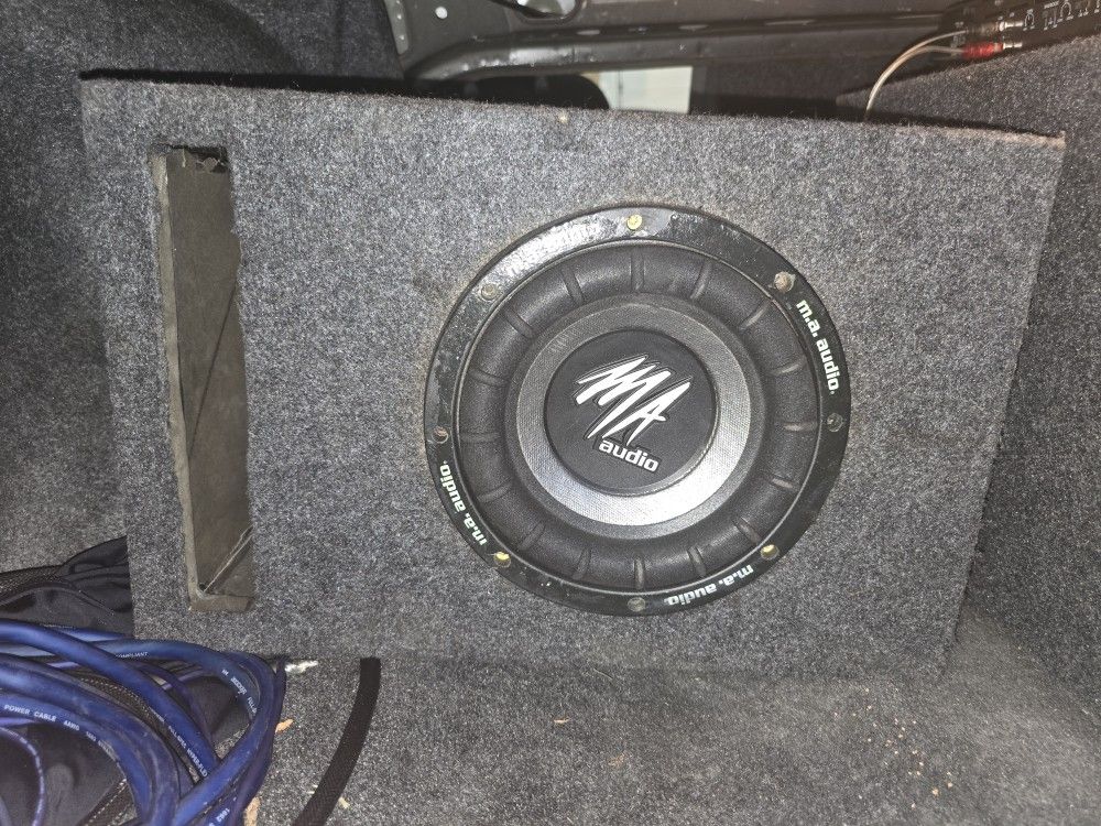 m.a. audio 8" sub 
