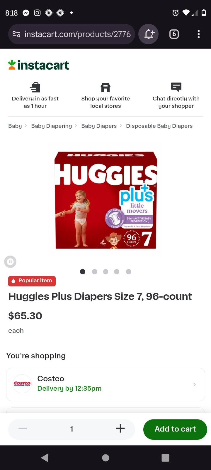 Huggies Size 7