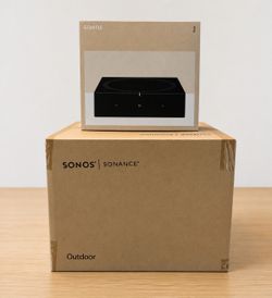 Sonos (White) Outdoor Speakers Set With Amp Brand New Sealed, Includes Warranty. These Are The Sonos Architecture That The Sonos Amplifier Recognizes
