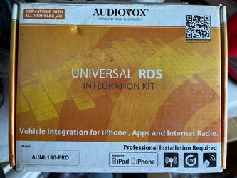 Audiovox AUNI-150-PRO Universal RDS Integration Kit, Retro, NOS