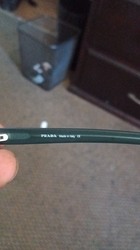 Prada Teal Frost Green Sunglasses