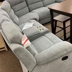 3 Pcs Reclining Sectional Sofa David 