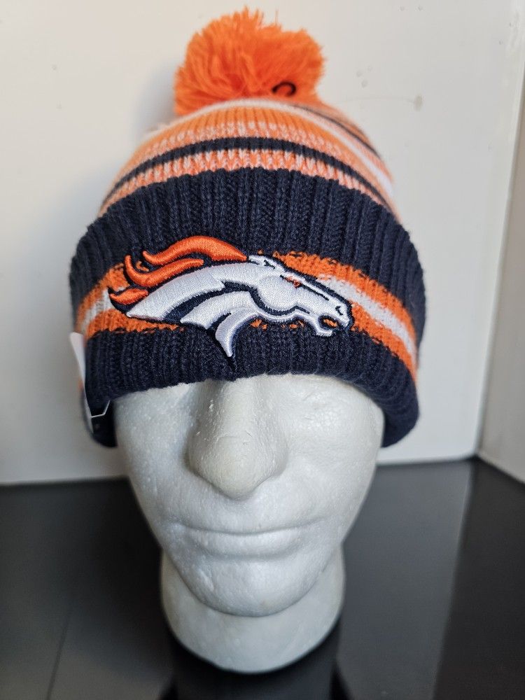 Denver Broncos New Era Pom Beanie