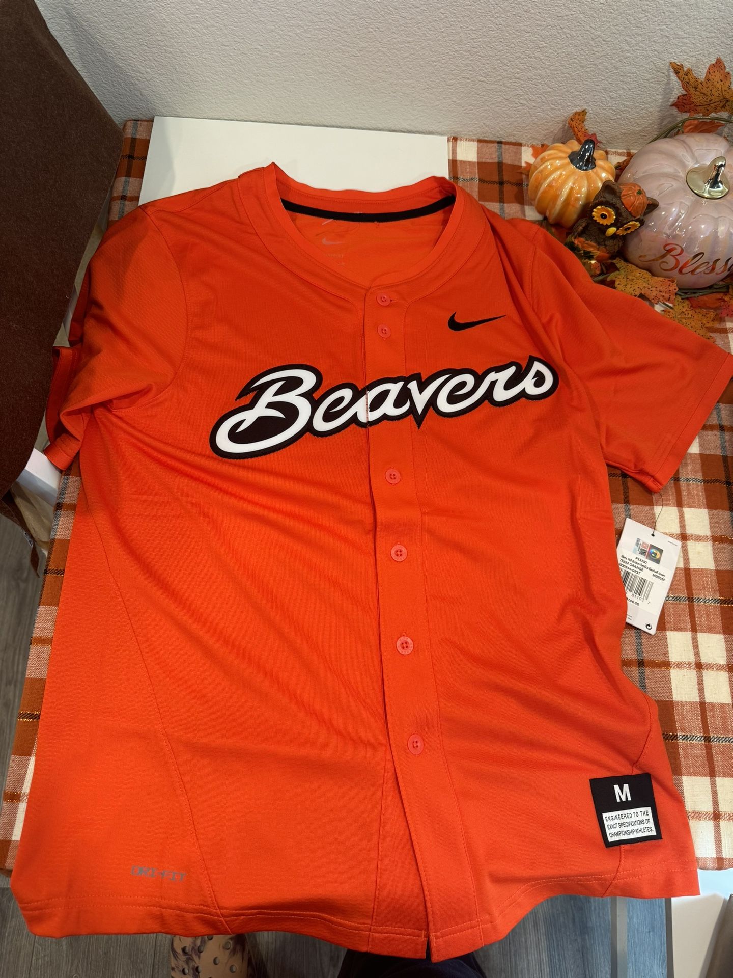 Oregon State Beavers Baseball Jersey Men’s Medium