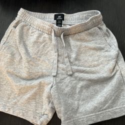 Men's gray H & M shorts size extra small 
