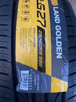 215/45 18 New Tires