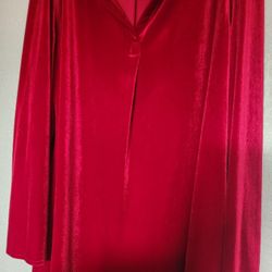 Women's Red Velvet Blouse