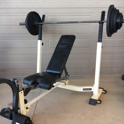 Nautilus weight bench set hot sale