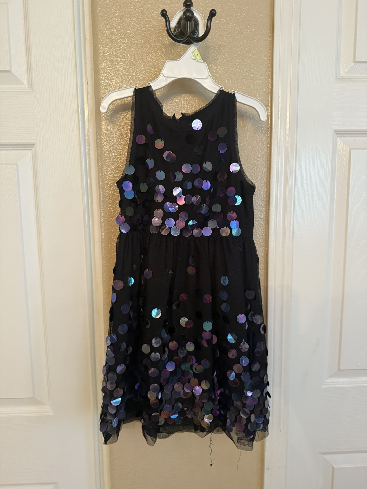 Black Sequin Dress