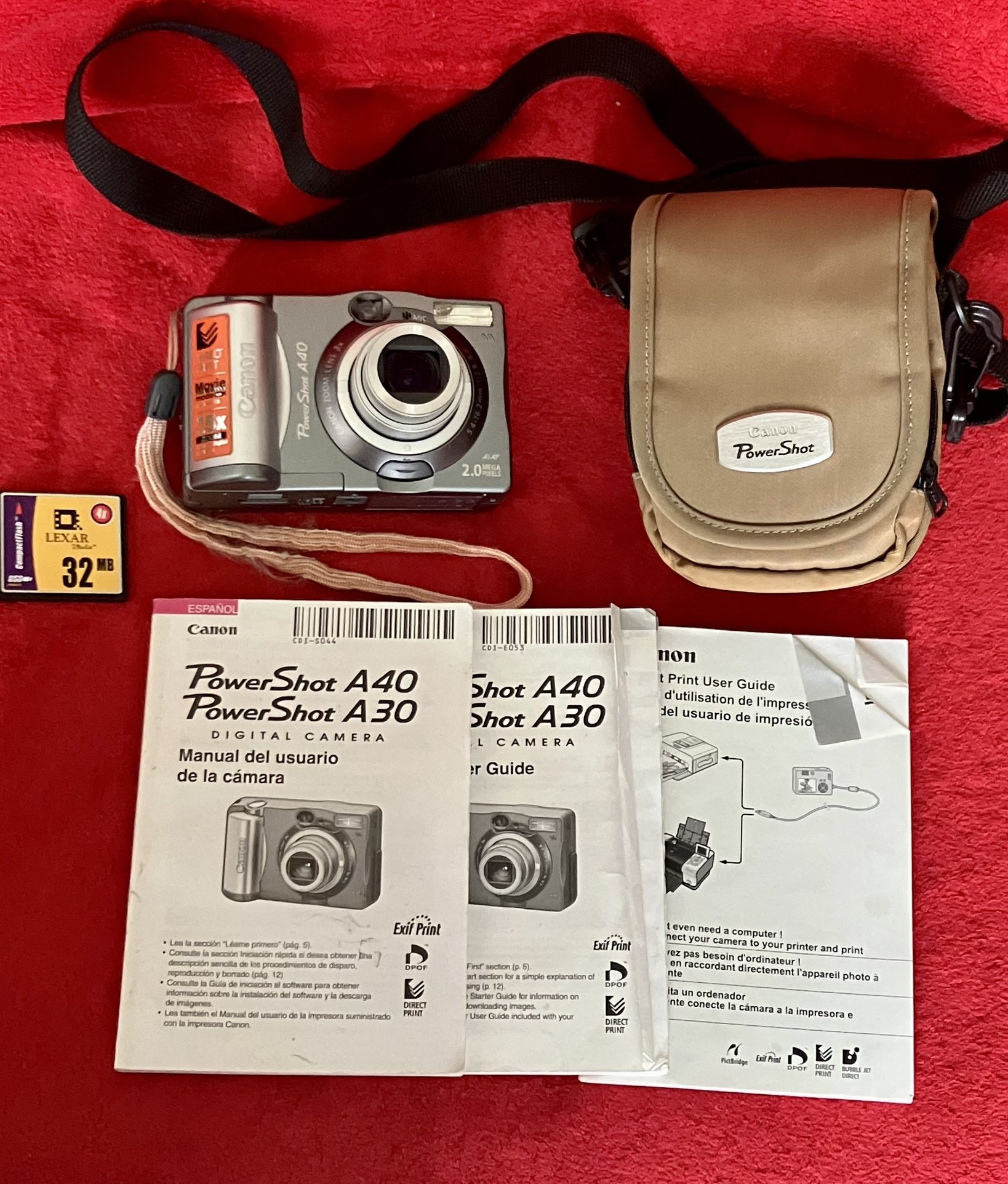 CANON POWERSHOT A40 2.0MP DIGITAL CAMERA ‼️ Price Is FIRM ‼️ Read description ‼️