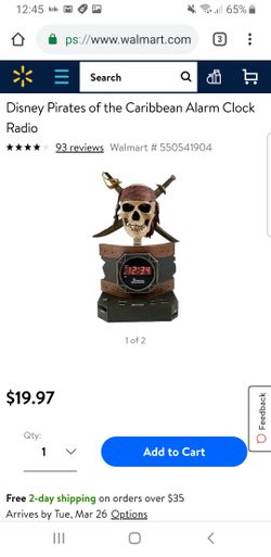Pirates of the Caribbean Alarm Clock