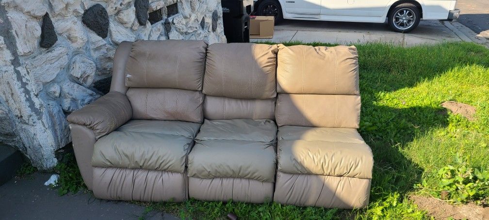 Free Couch 3 Pick With 2 Recliners And Bed Inside