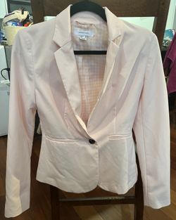Powder Pink Blazer Jacket Size 4 