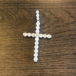 Silver Diamond Cross 925
