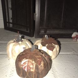Halloween Decorations Pumpkins Set