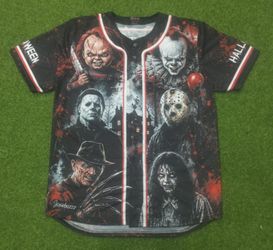 Custom Halloween jersey sublimation