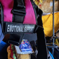 Extra large, emotional support dog harness