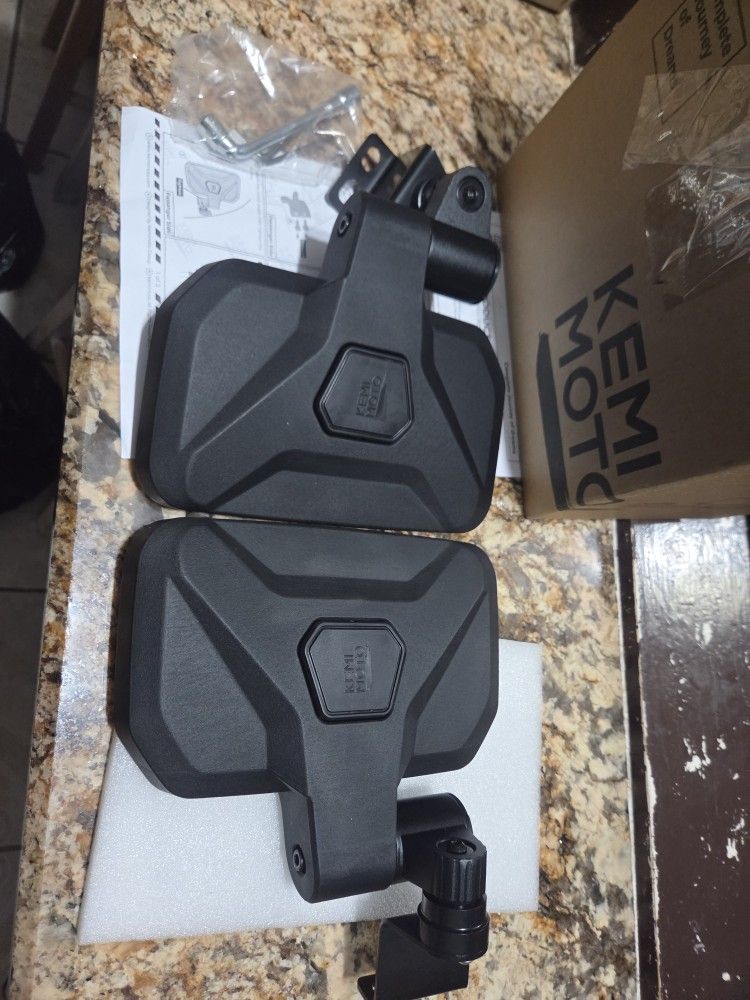KEMIMOTO Espejos de visión lateral UTV compatibles con Polaris Ranger