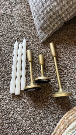 Wick & candle holders
