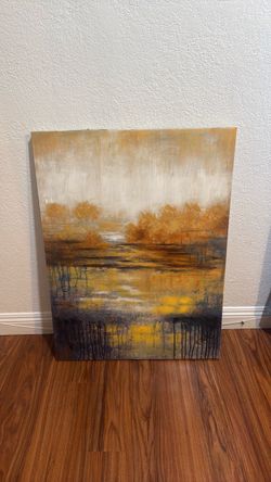$20 Abstract Landscape Canvas Wall Art