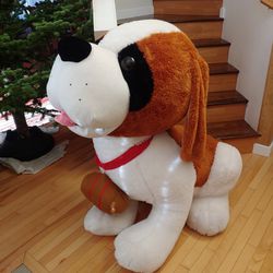 Giant Stuffed Animal Saint Bernard