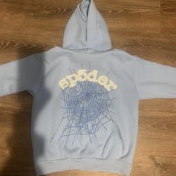 Baby Blue Sp555der Hoodie