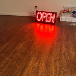 Open Sign Neon Light