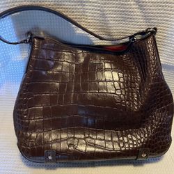 Kate Spade Purse Handbag Tote Alligator Leather