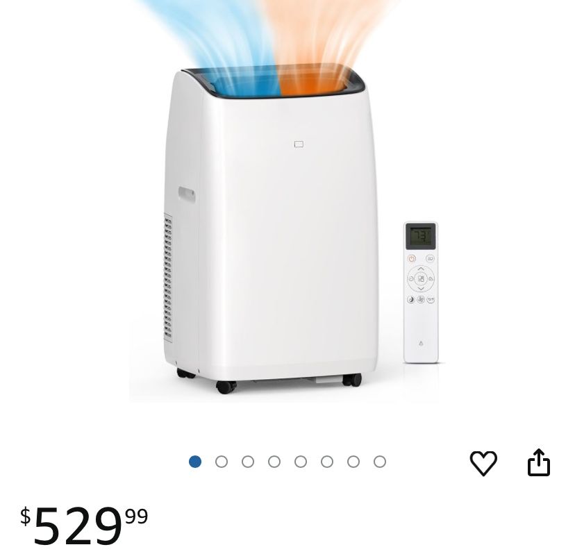 14,000 BTU Portable Air Conditioner & Heater