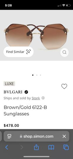BVLGARI Hexagon Eyewear Brandnew