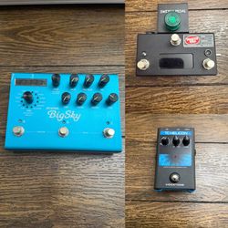 Guitar Pedals Strymon Bigsky Disaster Area DMC-3XL TC Helicon Voicefone C1