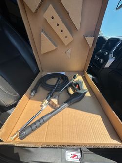 Pressure washer gun & hose