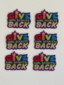 6 Girl Scout Patches