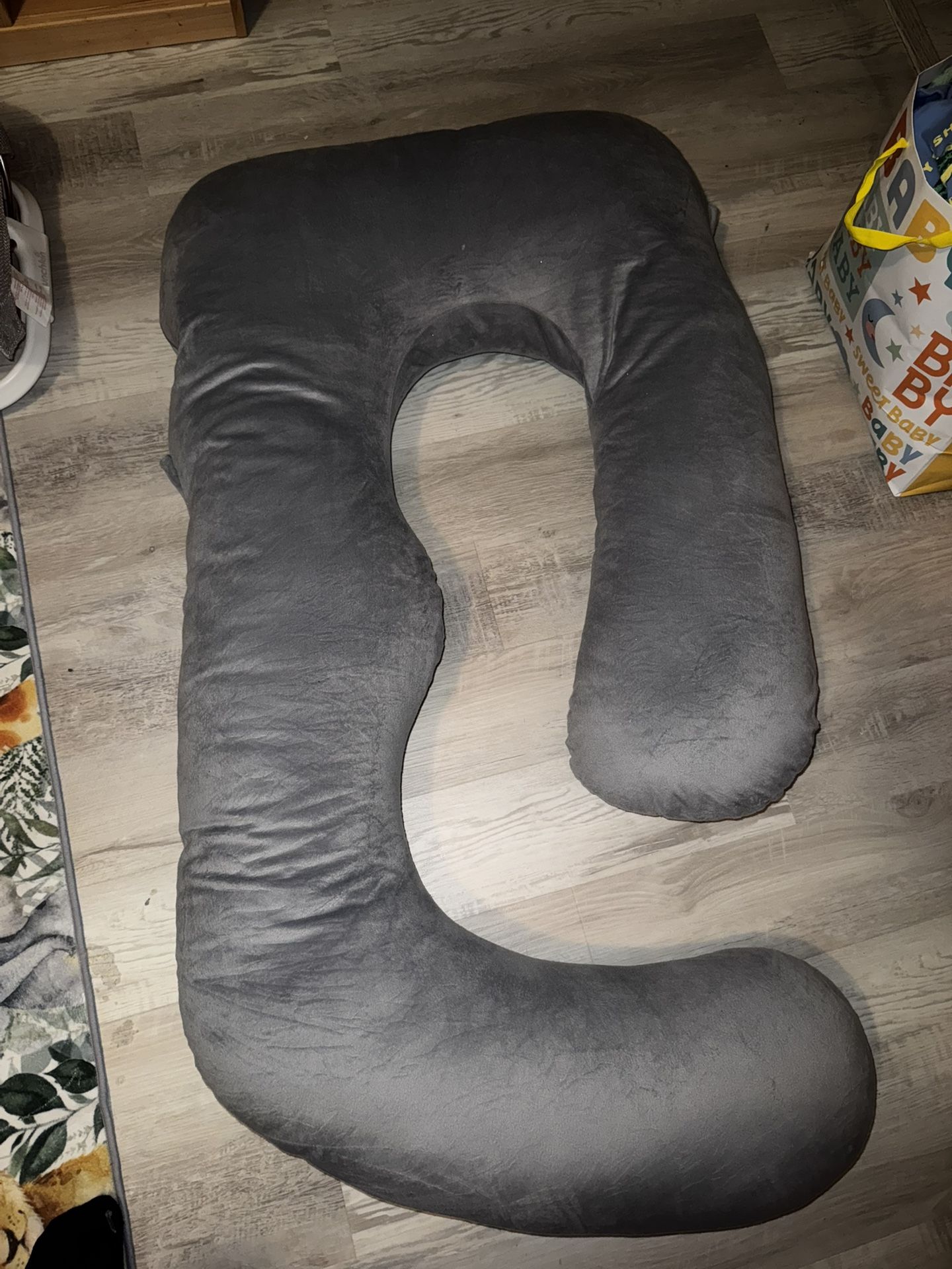 Pregnancy Pillow Grey