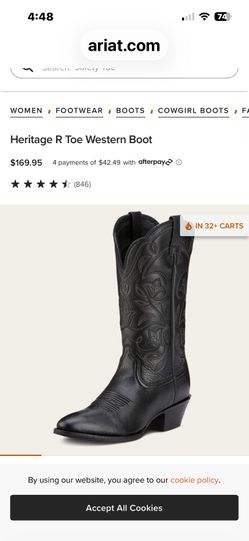Women's Ariat boots 7.5